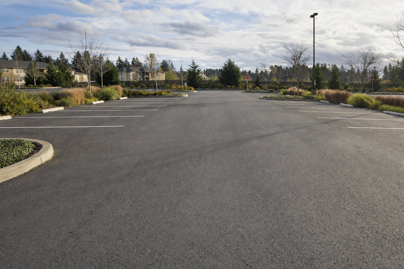 Parking lot maintenance